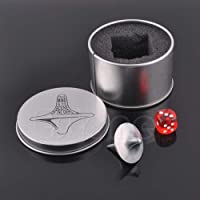 Los mejores  - Geneic Inception Totem Zinc Alloy Silver Spinner Toy Réplica exacta Dados &amp- Caja de regalo